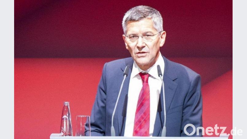 Herbert Hainer, Präsident des FC Bayern München. Bild: Ulrich Gamel/kolbert-press/dpa/Archivbild