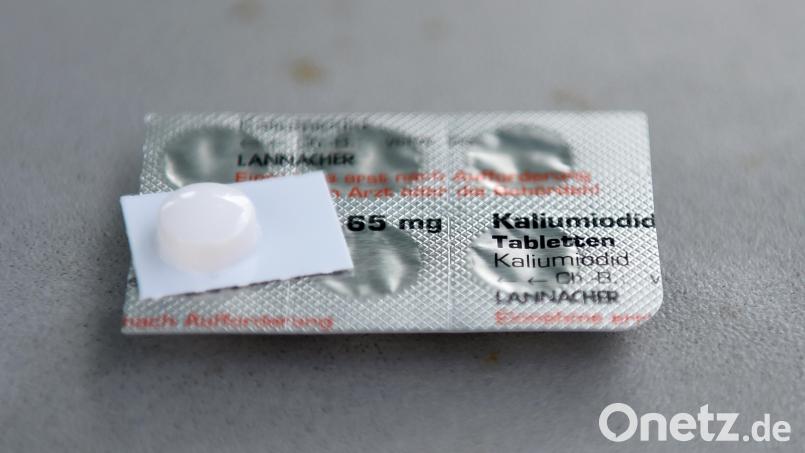 Jodtabletten werden angewendet zur Jodblockade bei kerntechnischen Unfällen. Die Tabletten sollen die Bevölkerung im Notfall vor Schilddrüsenkrebs schützen. Bild: Rainer Jensen