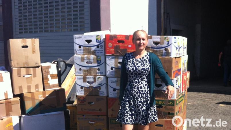 Schon in der Vergangenheit hat sich Lesya Singer in der humanitären Hilfe für die Ukraine in einem Schönseer Verein eingesetzt. Jetzt will sie möglichst viele Leute erreichen und informieren. Bild: Singer/exb