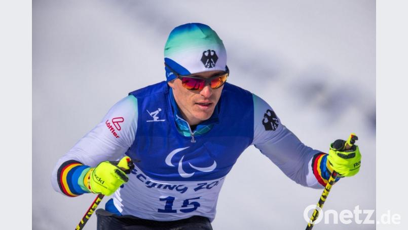 Biathlet Martin Fleig wurde in der sitzenden Klasse im Biathlon mit zwei Schießfehlern Zweiter. Bild: Jens Büttner/dpa-Zentralbild/dpa