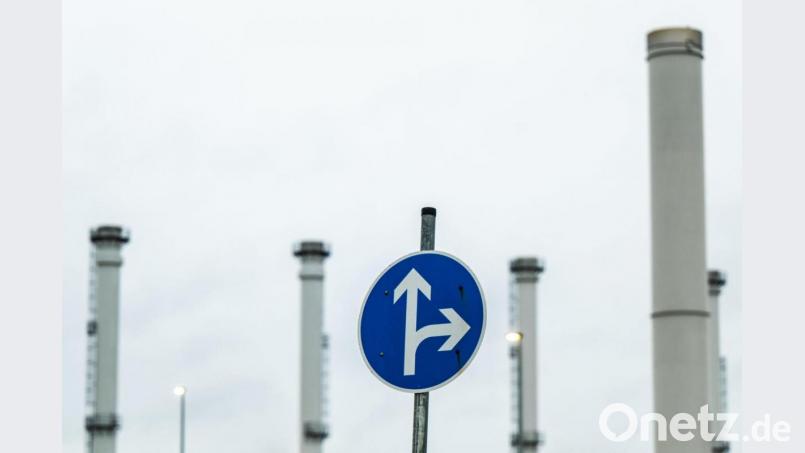 Die Anlage des Erdgasspeichers (Astora GmbH) im niedersächsischen Rehden - es handelt sich dabei um den größten Speicher in Westeuropa. Bild: Mohssen Assanimoghaddam/dpa