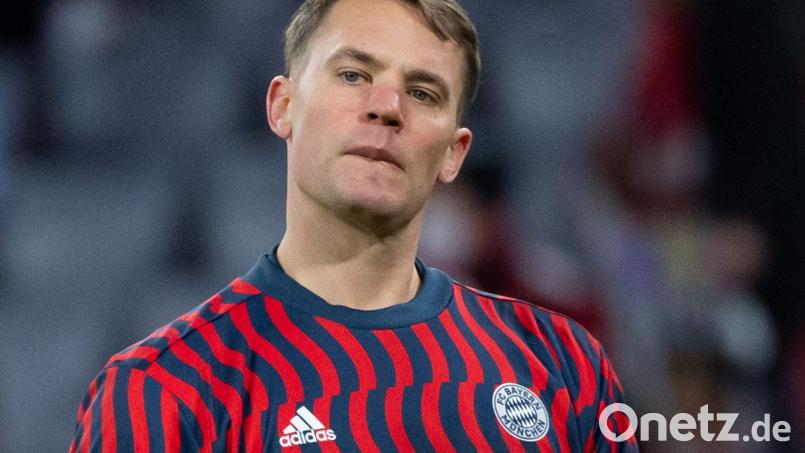 Bayerns Torwart Manuel Neuer wärmt sich auf. Bild: Sven Hoppe/dpa