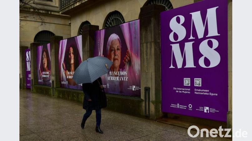 Die EU-Kommission hat am Internationalen Frauentag ein Gesetz vorgeschlagen, das die Bekämpfung von Gewalt gegen Frauen erstmals EU-weit regeln soll. Bild: Alvaro Barrientos/AP/dpa