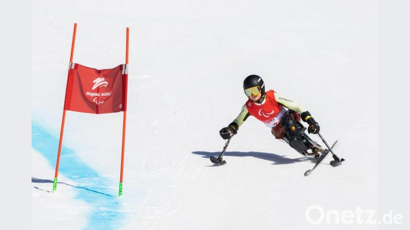 Anna-Lena Forster lag nach dem Super-G nur auf Rang vier. Bild: Christoph Soeder/dpa