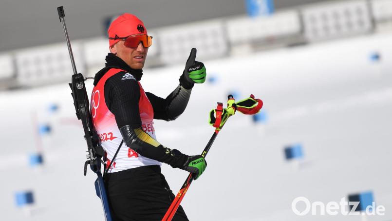 Erik Lesser lieferte beim Weltcup im finnischen Kontiolahti sein bestes Saisonrennen ab. Bild: Angelika Warmuth/dpa