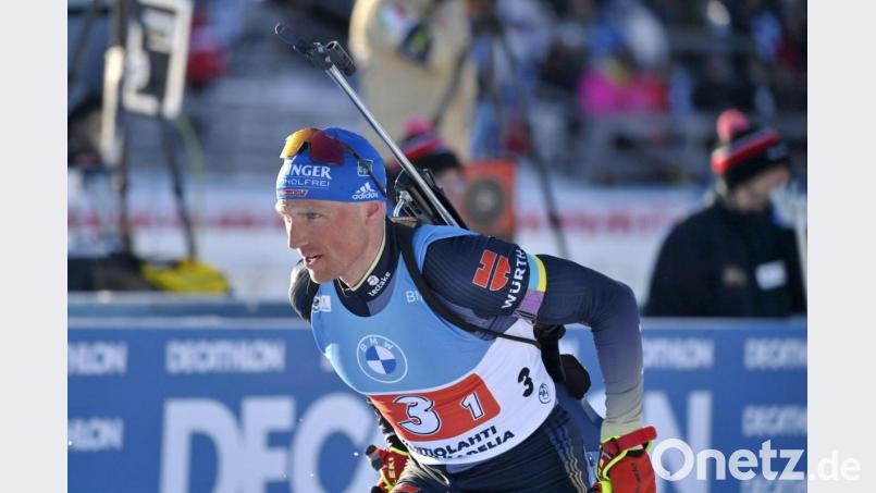 Die deutsche Staffel um Erik Lesser landete in Kontiolahti auf Platz vier. Bild: Vesa Moilanen/Lehtikuva/dpa