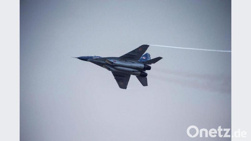 Polnische Kampfflugzeuge für die Ukraine? Die USA sehen den Vorschlag kritisch. Bild: Michael Walczak/PAP/dpa