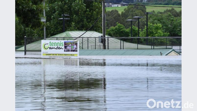 Überschwemmungen in Camden im Südwesten von Sydney. Bild: Dean Lewins/AAP/dpa