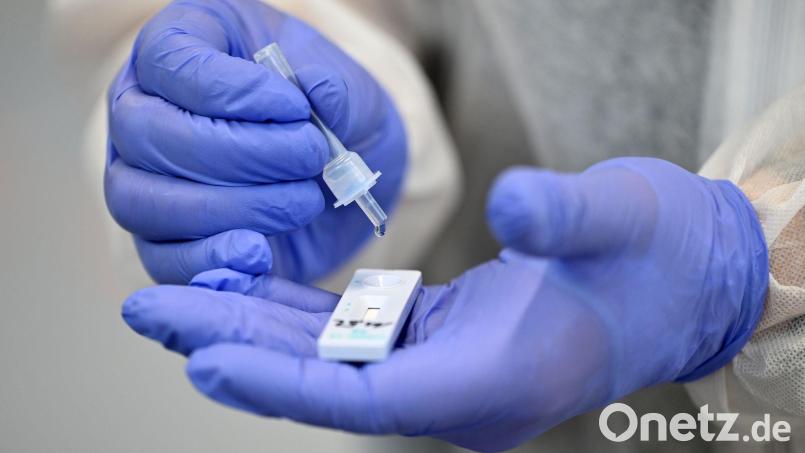 Insgesamt 511 Neuinfektionen meldete das Robert-Koch-Institut (RKI) für Amberg und Amberg-Sulzbach am Freitag. Symbolbild: Martin Schutt/dpa-Zentralbild/dpa