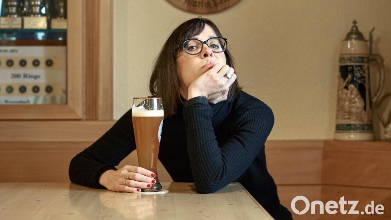 Eva Karl Faltermeier gilt nach ihrem ersten Programm &quot;Es geht dahi&quot; als Senkrechtstarterin im Kabarett-Bereich. Bild: Wilhelm Koch