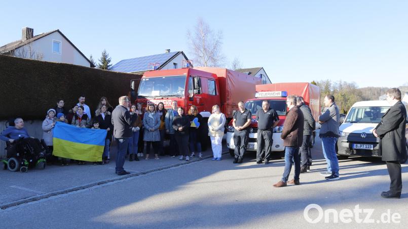An einem Hilfstransport, der am 10. März in Sulzbach-Rosenberg nach Polen aufbrach, war auch die Feuerwehr beteiligt. Archivbild: mfh