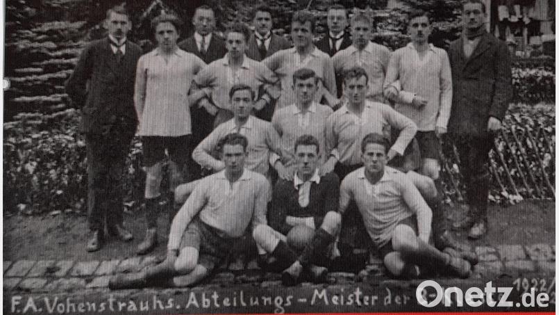 Vohenstrauß wurde gleich im ersten Jahr der Gründung Abteilungs-Meister der B-Klasse 1922/23. Repro: dob