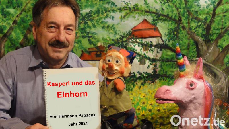 Puppenspieler Hermann ist mit dem Stück vom &quot;Einhorn&quot; ein neues, spannendes Aberteuer gelungen. Bild: pap/exb