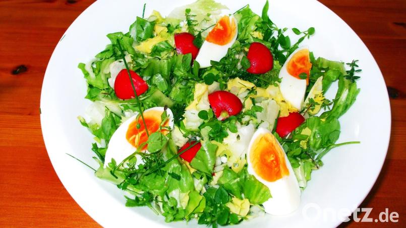 Ein Wildkräutersalat im Frühjahr weck die Lebensgeister und garantiert Gaumenfreuden. Bild: Guthjahr