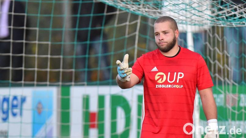 Torwart Michael Heisig kehrt gegen den 1. FC Bad Kötzting ins Gehäuse der SpVgg SV Weiden zurück. Archivbild: A. Schwarzmeier