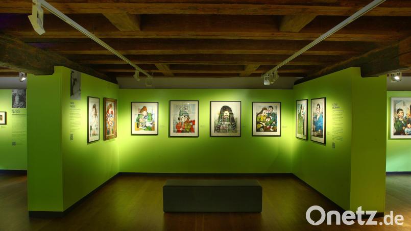 Blick in die Prechtl-Ausstellung. Bild: Wolfgang Steinbacher