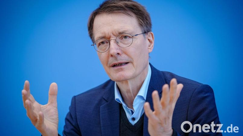 Bundesgesundheitsminister Karl Lauterbach. Bild: Kay Nietfeld/dpa