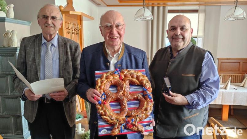 Josef Lobenhofer, Rudolf Stepper und Thomas Gebele von links Bild: gel