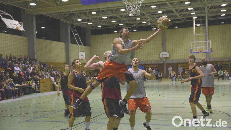 Chemnitz war als Gast in der Gymnasiumhalle immer ein Garant für spannende Spiele. Archivbild: Tobias Schwarzmeier
