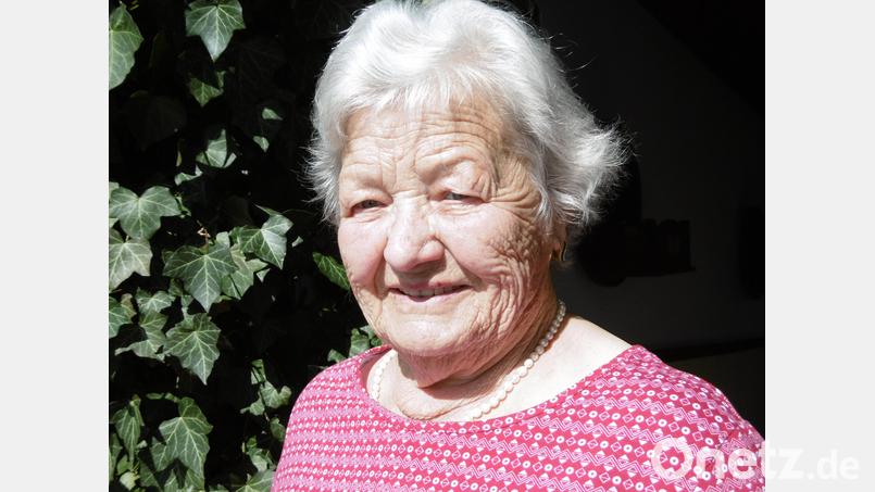 Luise Gleich aus Hahnbach wird 85 Jahre alt. Bild: mma
