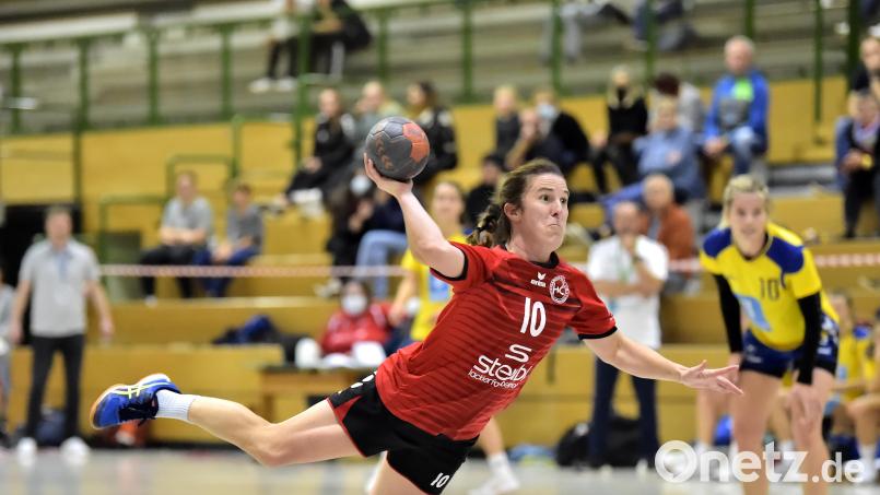 Lisa Steiner war mit elf Treffern die überragende Spielerin des HC Sulzbach beim Sieg in Landshut. Archivbild: Hubert Ziegler