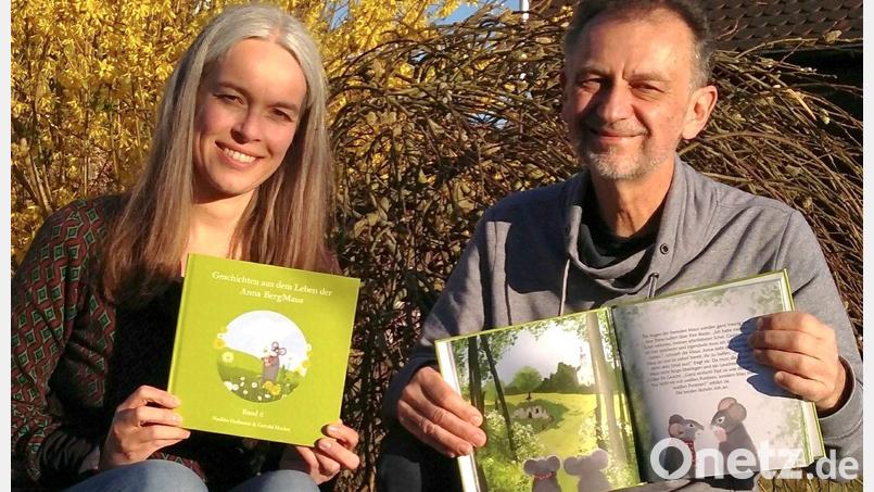 Nadine Hofmann (Text) und Gerald Herbst (Illustrationen) erzählen neue Geschichten von der Anna BergMaus. Bild: cog