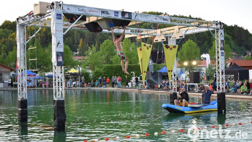 Das verlängerte Fronleichnams-Wochenende vom 16. bis 19. Juni ist als Termin für die Neuauflage des Frankenjura-Kletterfestivals im Königsteiner Naturbad auserkoren. Archivbild: wku