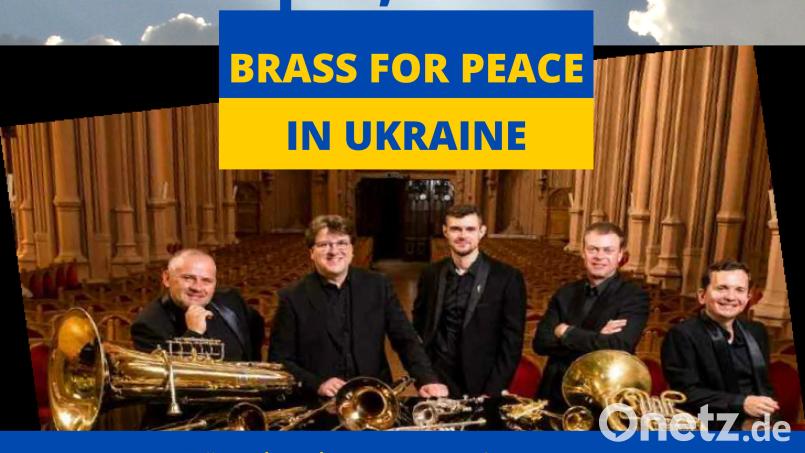 Auf Einladung des Festivals junger Künstler Bayreuth und der Internationalen Begegnungssstätte Kloster Speinshart gastiert das ukrainische Ensemble &quot;Kiev-Brass&quot; mit einem Benefizkonzert in Speinshart Repro: do