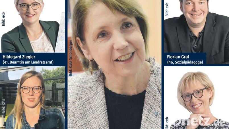 Drei Frauen und ein Mann tauchen immer wieder auf, wenn es um die Frage geht, wen die SPD als Landtagskandidatin in der Nachfolge von Annette Karl aufstellen könnte. Grafik: Marina Gube; Oberpfalz-Medien