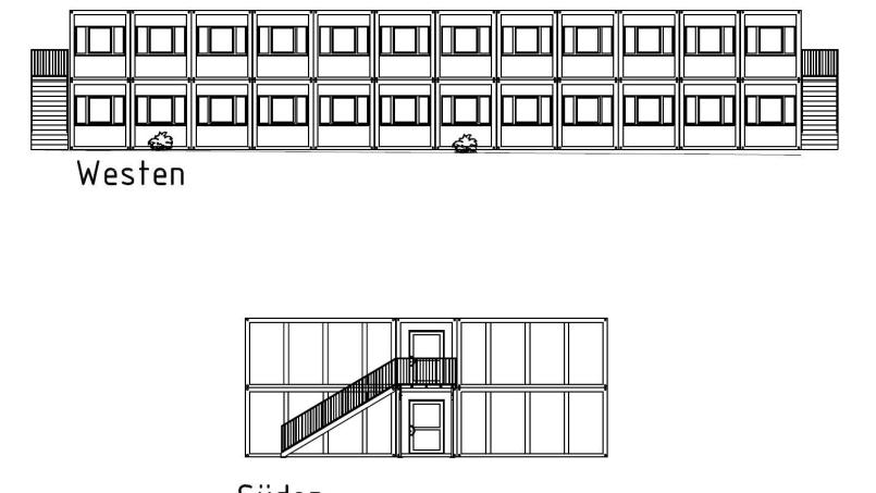 Zu den Plänen für zweigeschossige Containerbauten zur Unterbringung ukrainischer Flüchtlinge gab der Neustädter Stadtrat sein gemeindliches Einvernehmen. Bild: Landratsamt Neustadt/WN