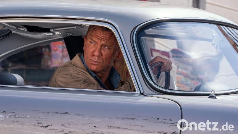 Auch "Keine Zeit zu sterben" mit Daniel Craig als James Bond wird am Samstag, 7. Mai, beim Autokino am Dultplatz gezeigt. Bild: Nicola Dove/dpa
