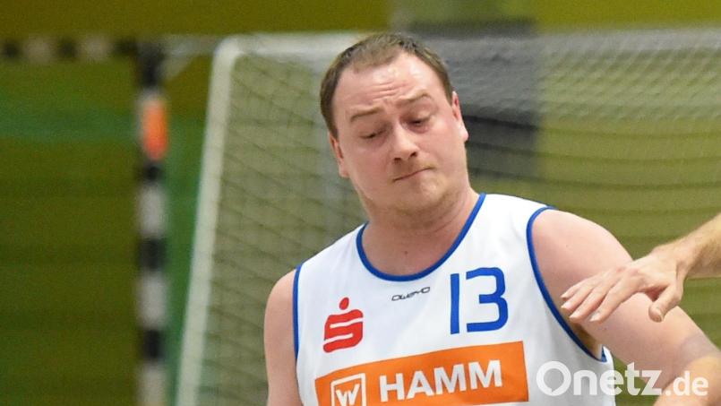 Der Einsatz von Daniel Waldhauser ist bei den Hamm Baskets Weiden noch fraglich. Archivbild: af