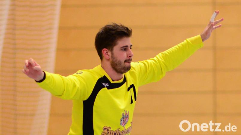 Auf Schlussmann Daniel Fuhrmann wird es beim Gastspiel der HSG Nabburg-Schwarzenfeld in den BOL-Play-downs beim SV Buckenhofen ganz besonders ankommen. Bild: ham
