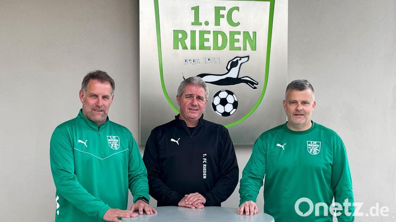 Der 1. FC Rieden setzt künftig auf das Trainer-Trio (von links) Oliver Ruschitzka-Stigler, Josef Fleischmann und Michael Sander. Bild: gau
