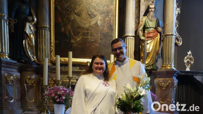 Diakonin Vivian Bayer-Trentini betreut zusammen mit Ehemann und Pfarrer Marcio Trentini die Evangelischen in Kohlberg. Bild: hme