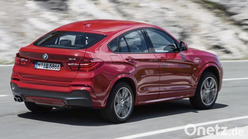 Sportliche Linie: Das Coupé X4 basiert auf dem SUV X3 und ist auch mit M-Sportpaket (Foto) im Angebot. Bild: BMW AG/dpa