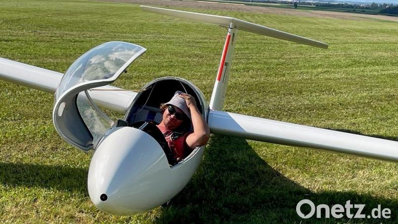 Der 21-jährige David Neumann hält nun den Amberger Streckenflugrekord: 795 Kilometer. Bild: David Neumann (LSG Amberg)/exb