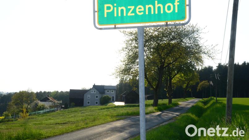 Von Hammerles bis in Höhe des letzten Anwesens im Ortsteil Pinzenhof (im Hintergrund) wird die Gemeindeverbindungsstraße in unterschiedlicher Breite ausgebaut. Wegen der Fällung von 15 Bäumen lehnte Marktgemeinderätin Sonja Reichold (Die Grünen) das Vorhaben ab. Bild: bey
