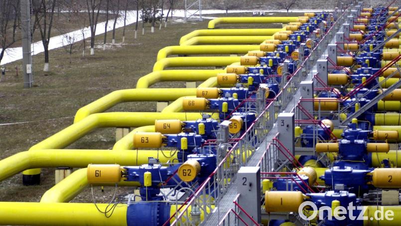 Die Ukraine bereitet nach Daten des Netzbetreibers OGTSU einen Transit-Stopp für russisches Gas durch die Region Luhansk im Osten vor. Bild: Sergei Chuzavkov/AP/dpa