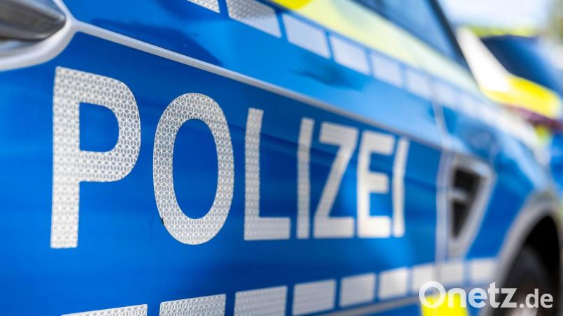 An der Tür von einem Streifenwagen steht der Schriftzug „Polizei“. Bild: David Inderlied/dpa/Illustration