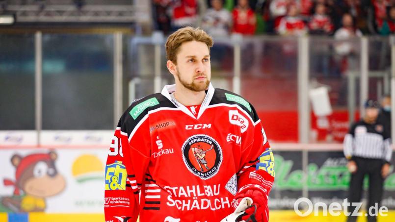 Luca Gläser wechselt aus Crimmitschau zu den Blue Devils Weiden. Bild: Tommy Valdivia Castro (Valpix.de)
