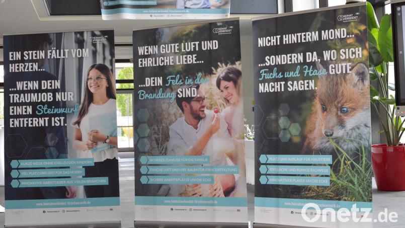 Mit flotten Sprüchen und pfiffigen Ideen will der Landkreis Tirschenreuth auf sich aufmerksam machen. Bild: Benkhardt