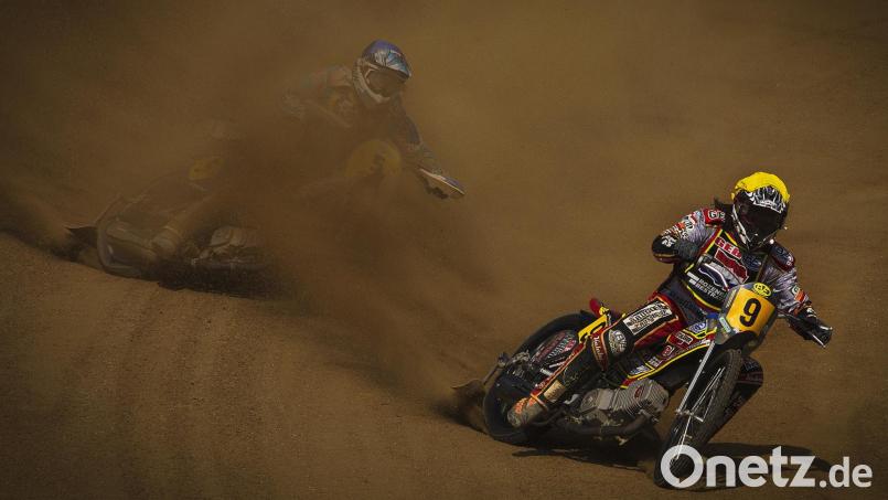 Bilder wie das Sandbahnrennen von Herta Schell sind bei der Ausstellung im Schloss Friedrichsburg beim Kunstsommer vom 3. Juni bis 23. Juli zu entdecken. Bild: exb/Herta Schell