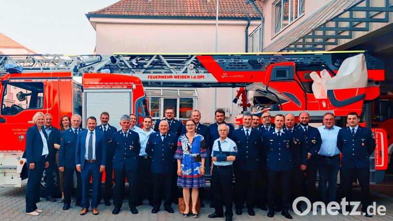 Jahreshauptversammlung der Feuerwehr Weiden Bild: Andreas Maier/exb