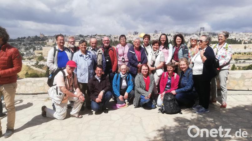 20 Frauen und Männer erleben auf der Pilgerreise nach Isreal Land und Leute. Bild: Thomas Kohlhepp/exb