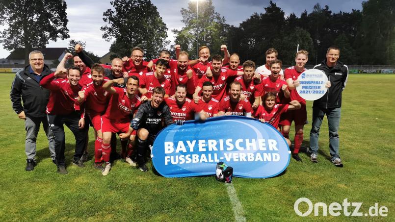 Die SpVgg Pfreimd ist Oberpfalz-Meister. Bild: BFV