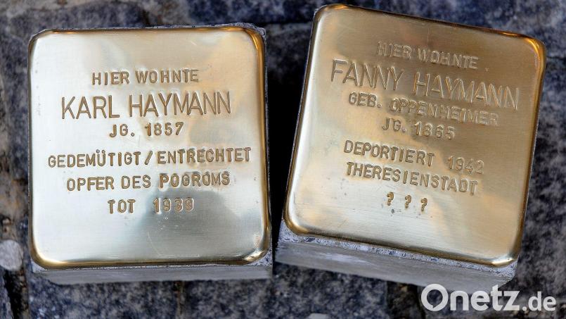 Stolpersteine in Amberg. Bild: Stephan Huber