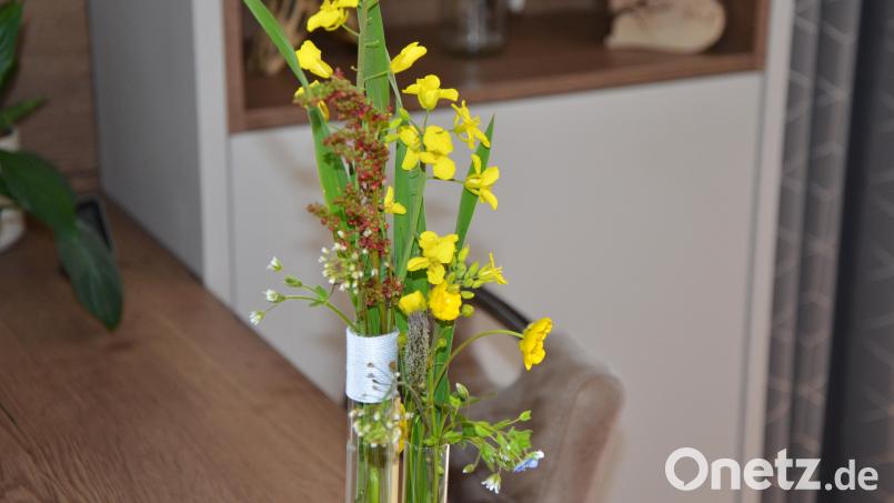 Ein elegantes Zuhause für Wiesenblumen. Bild: aja