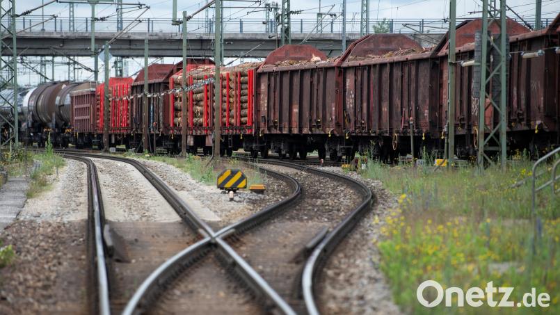 Ein 41-jähriger Mann wollte auf einen fahrenden Güterzug aufspringen. Dabei zog er sich schwere Verletzungen zu. Bild: Sven Hoppe/dpa