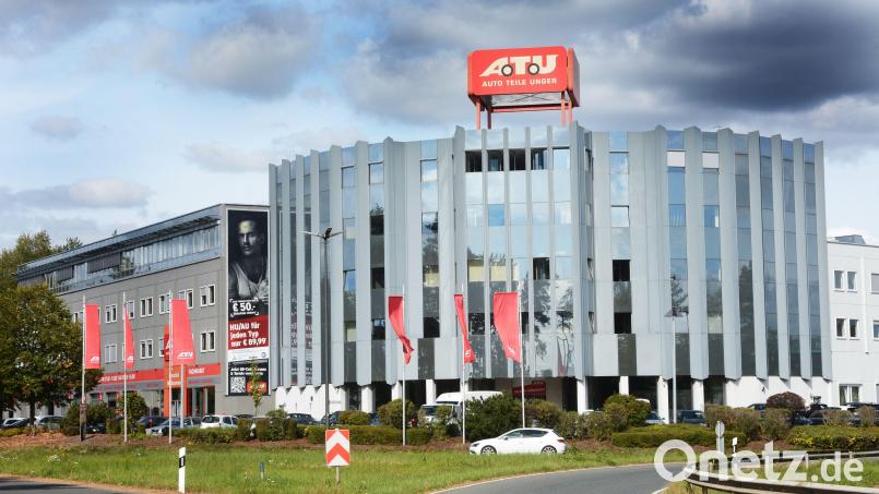 Die ATU-Zentrale in Weiden soll in den nächsten Jahren Elektro-Großtankstelle werden. Bild: Gabi Schönberger